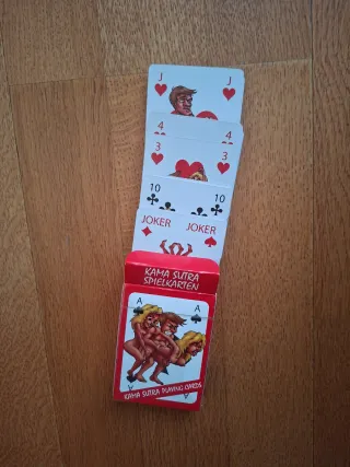 Baraja de cartas Kama Sutra