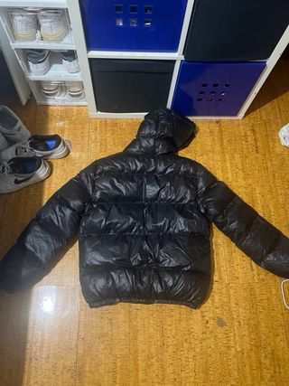 Abrigo Puffer Negro Estilo Zara