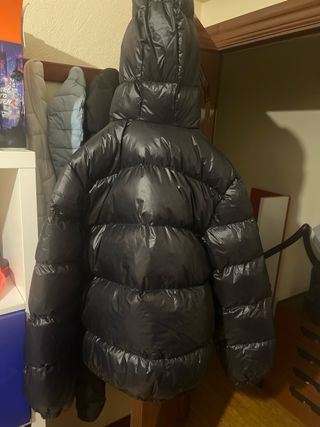 Abrigo Puffer Negro Estilo Zara