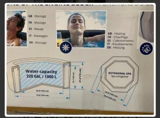 Jacuzzi Netspa Octopus Hexagonal 4+2