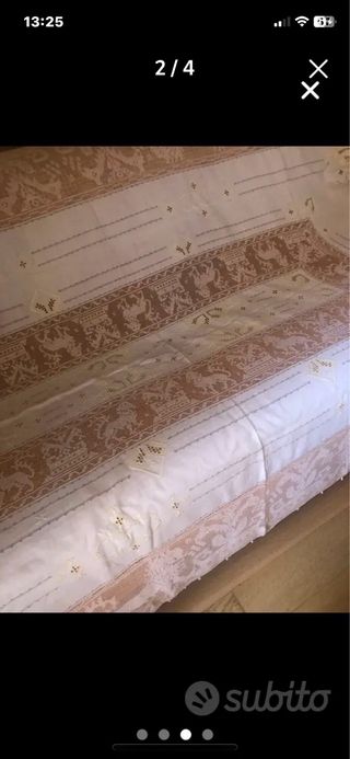 Tovaglia in sfilato siciliano