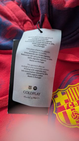 Sudadera FC Barcelona x Coldplay Edición Especial