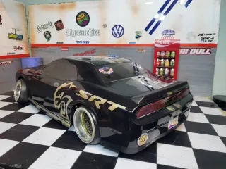 Carrocería RC Drift Dodge Challenger Negra