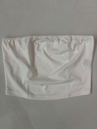 Top sin mangas blanco