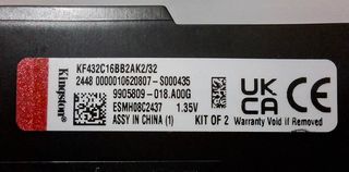 RAM Kingston Fury DDR4 32GB (2x16) DDR4 3200MHz