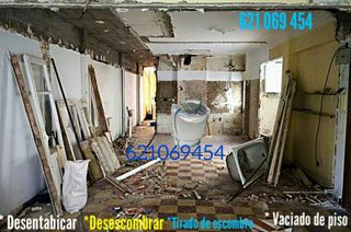 Retirada todo tipo de escombro limpieza económica