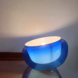 Lampada da soffitto vintage blu