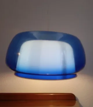 Lampada da soffitto vintage blu