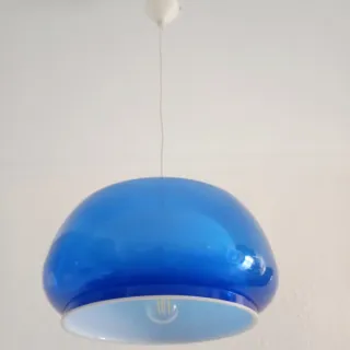 Lampada da soffitto vintage blu