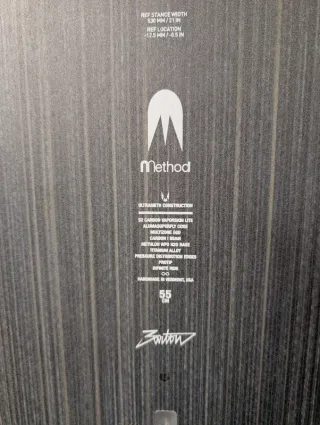 Burton Method Carbon 155cm Snowboard