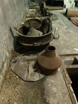 Balanza antigua industrial