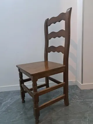 Sedie da pranzo in legno massello (6 unità)