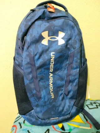 Mochila Under Armour Azul Camuflaje