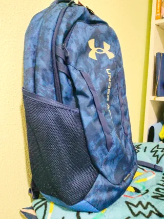 Mochila Under Armour Azul Camuflaje