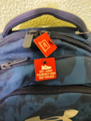 Mochila Under Armour Azul Camuflaje