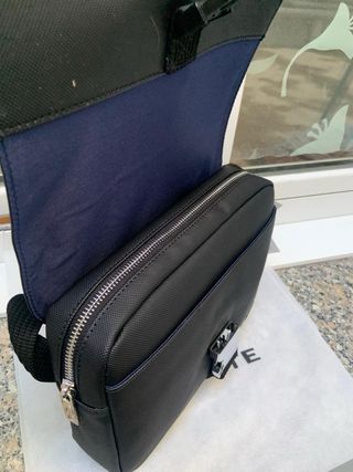 Bolso Lacoste Negro Clásico