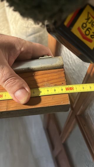 Puerta corredera de madera