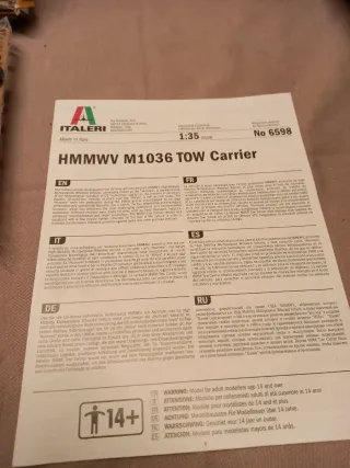 Italeri HMMWV M1036 TOW Carrier 1:35