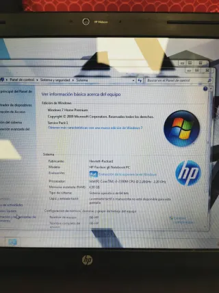 HP Pavilion G6 Portátil con Windows 7