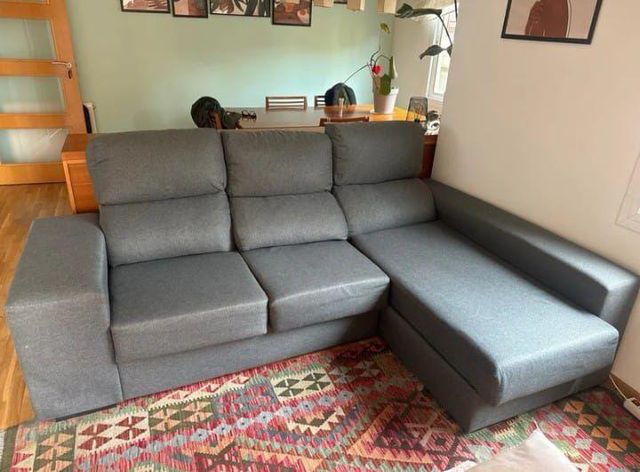 Sofá Chaise Longue fixo de 260x145, escolha esquerda/direita