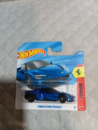 Hotwheels Ferrari SF90 Stradale Azul