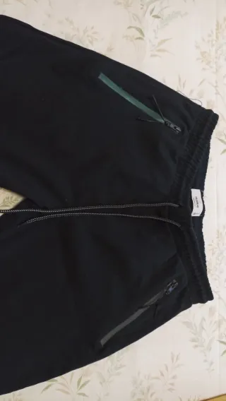 Pantalón chándal negro vestir sport