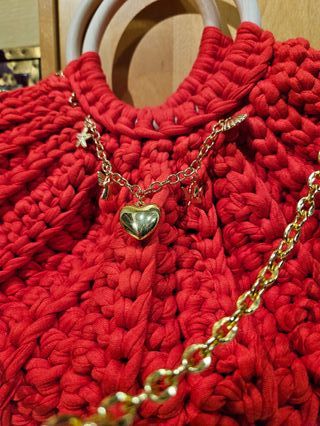 Borsa uncinetto fatta a mano