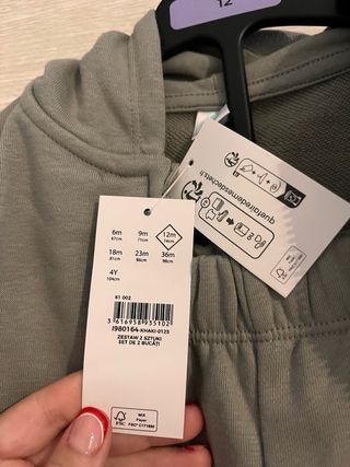 Conjunto de chándal para niño talla 12 meses