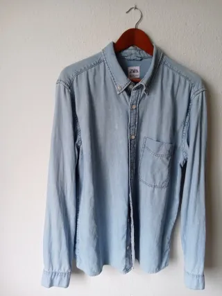 Camisa vaquera Zara hombre Talla L