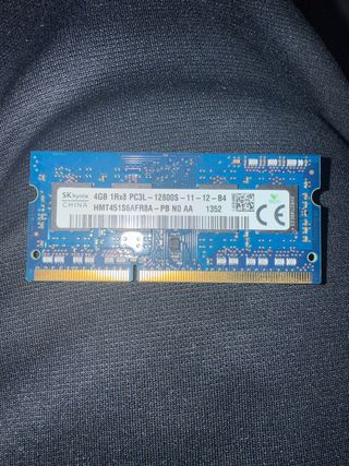 4GB DDR3 Laptop RAM SK hynix PC3L-12800S