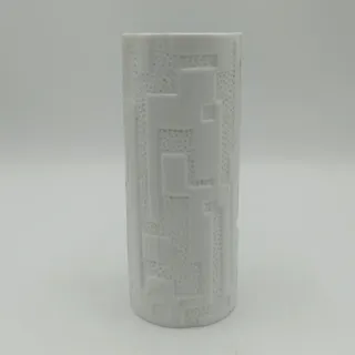 Jarrón Porcelana Biscuit Años 70