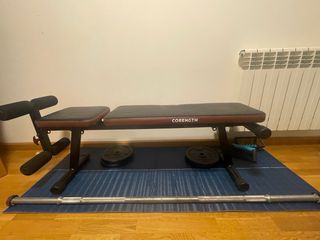 Banco de pesas y mancuernas Decathlon