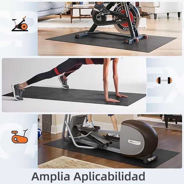 Esterilla Fitness Gruesa Negra