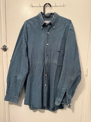 Camisa Loewe Cuadros Talla M Vintage