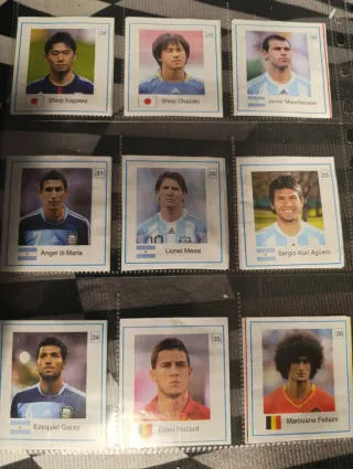 54 Cromos Chicles Mundial 2014 Messi Ronaldo