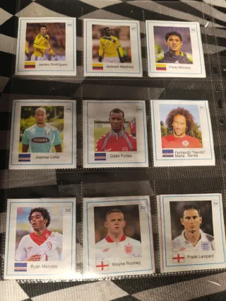 54 Cromos Chicles Mundial 2014 Messi Ronaldo