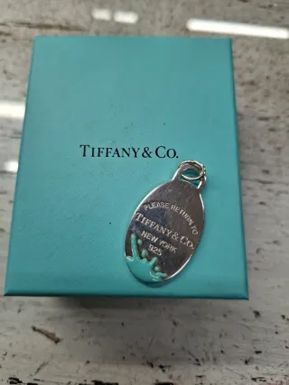 Ciondolo Tiffany & Co. Argento e Azzurro
