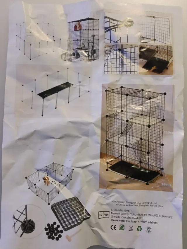 Jaula modular para gatos - Nueva