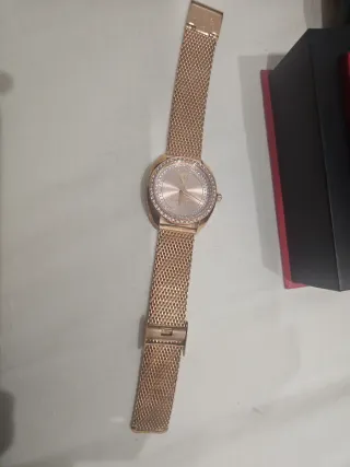 Reloj Ferrari Rosa y Dorado