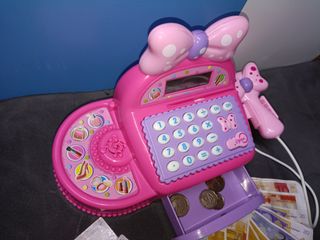 Caja Registradora Juguete Rosa Infantil