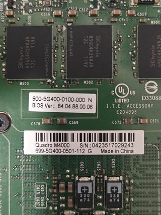 NVIDIA Quadro M4000 Tarjeta Gráfica