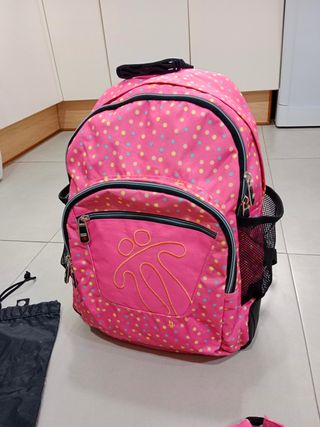 MOCHILA INFANTIL MARCA TOTTO COLOR ROSA