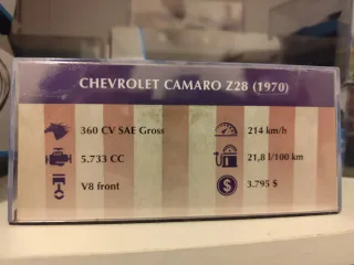 Chevrolet Camaro Z/28 (1970) Amarillo