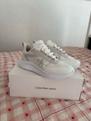 Zapatillas Calvin Klein Jeans Blancas Talla 39