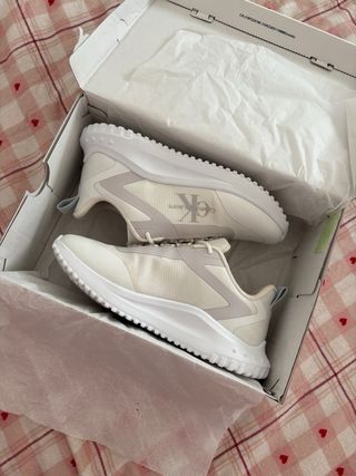 Zapatillas Calvin Klein Jeans Blancas Talla 39