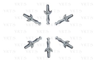 Playmobil 4841 Lotto 6 Pugnali Cavalieri Medievali