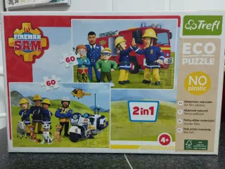 Puzzle Trefl Sam Bombero 2x60 Piezas