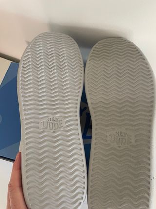 Zapatillas Hey Dude Loneta Hombre Talla 43