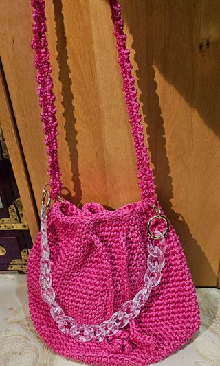 Borsa uncinetto fatta a mano