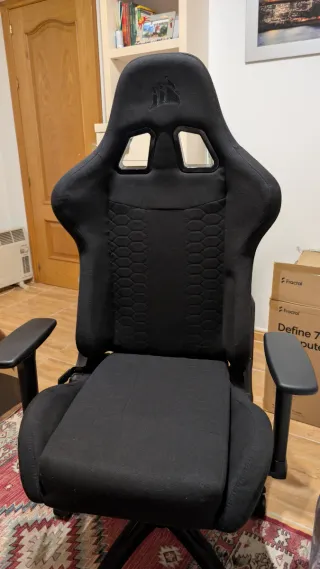 Silla Gaming Corsair T100 Relaxed Negra Tela